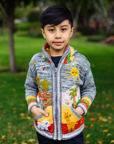 Ash Organic Handcrafted Kid Sweater