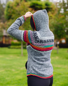 Grey Traditional Alpaca Sweater